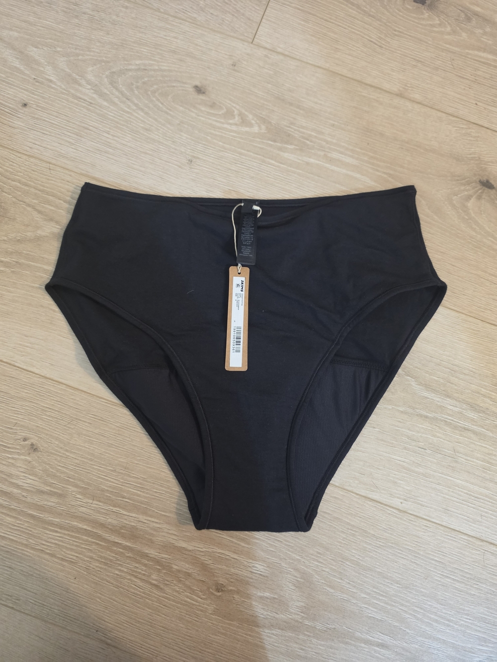 SKIMS Black High-Rise Panty